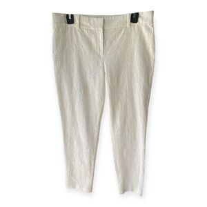 Ann Taylor Embossed Paisley Pants